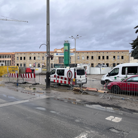 Budowa Rzeszowskiego Centrum Komunikacyjnego [styczeń 2023] - fot 14